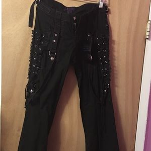 Black and Purple Trip Pants!